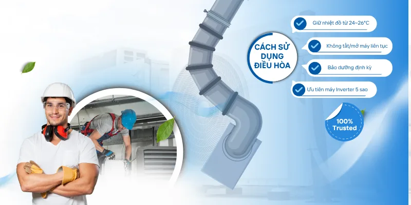 Hướng dẫn cách sử dụng điều hòa đúng cách